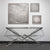 Pyramid Console Table - Chrome
